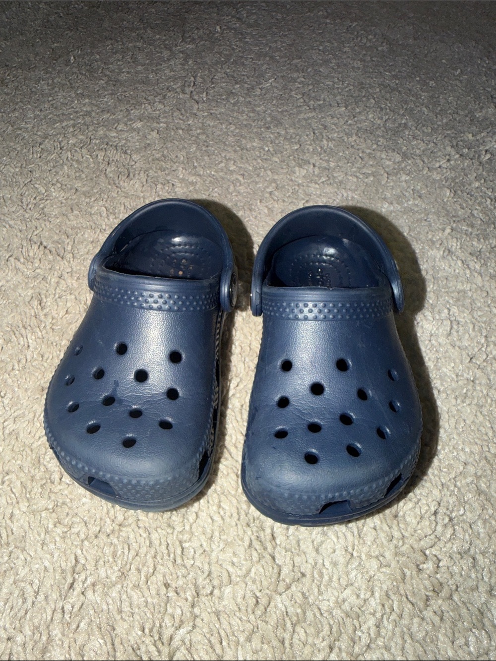 CROCS Kids Navy Blue Classic Clog